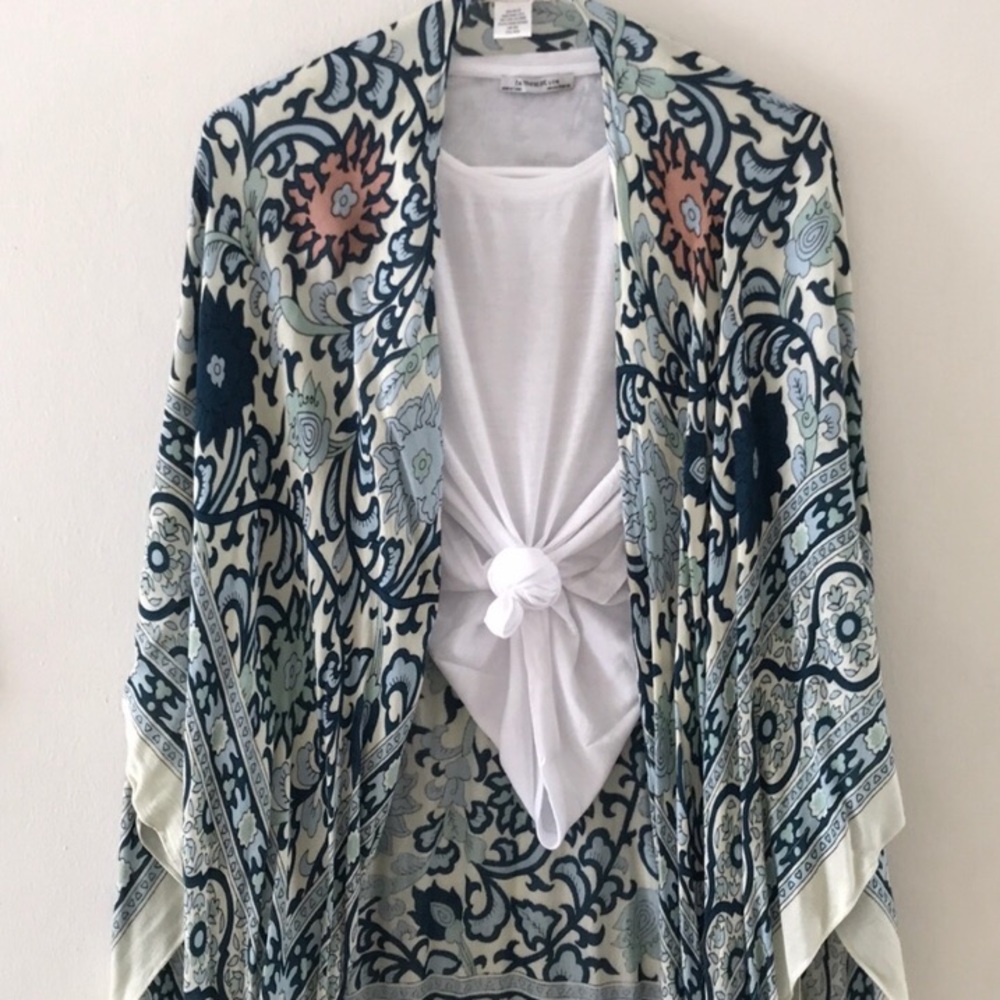 Free People Floral Kimono